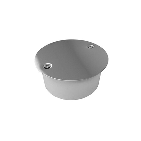 Jones Stephens 3in. PVC Snap-in Access Fitting with Stainless Steel Strainer C60013